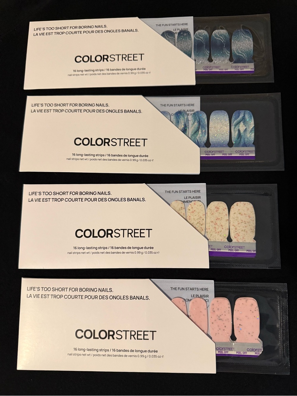 ColorStreet bundled assorted manis